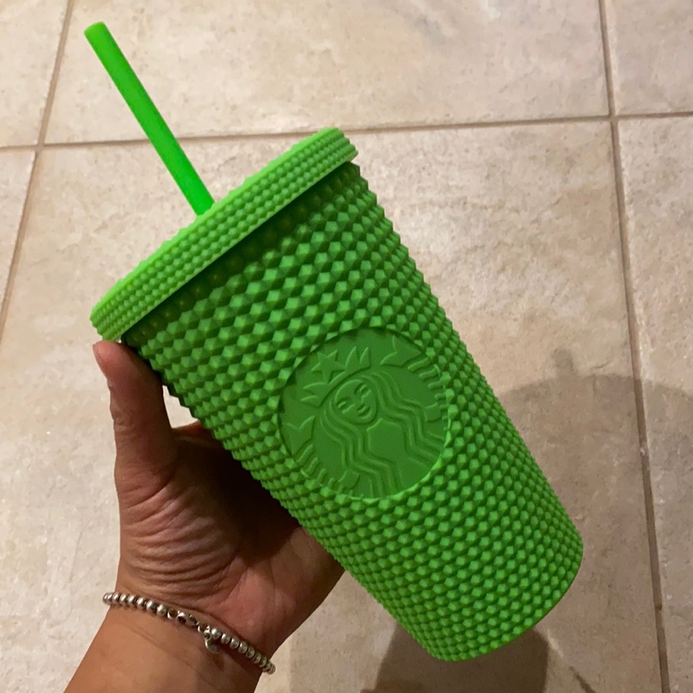 Starbucks Green Matte Stud Tumbler